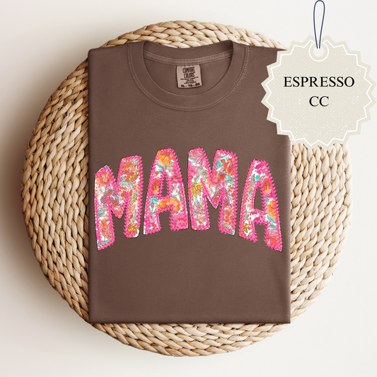 Mama Floral Tee.