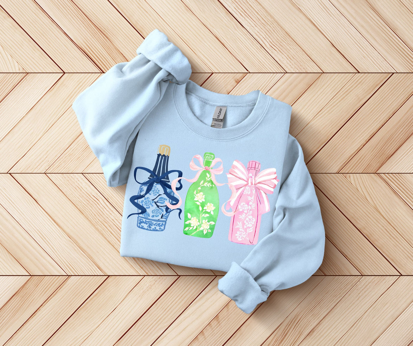 Chinoiserie Champagne SWEATSHIRT.