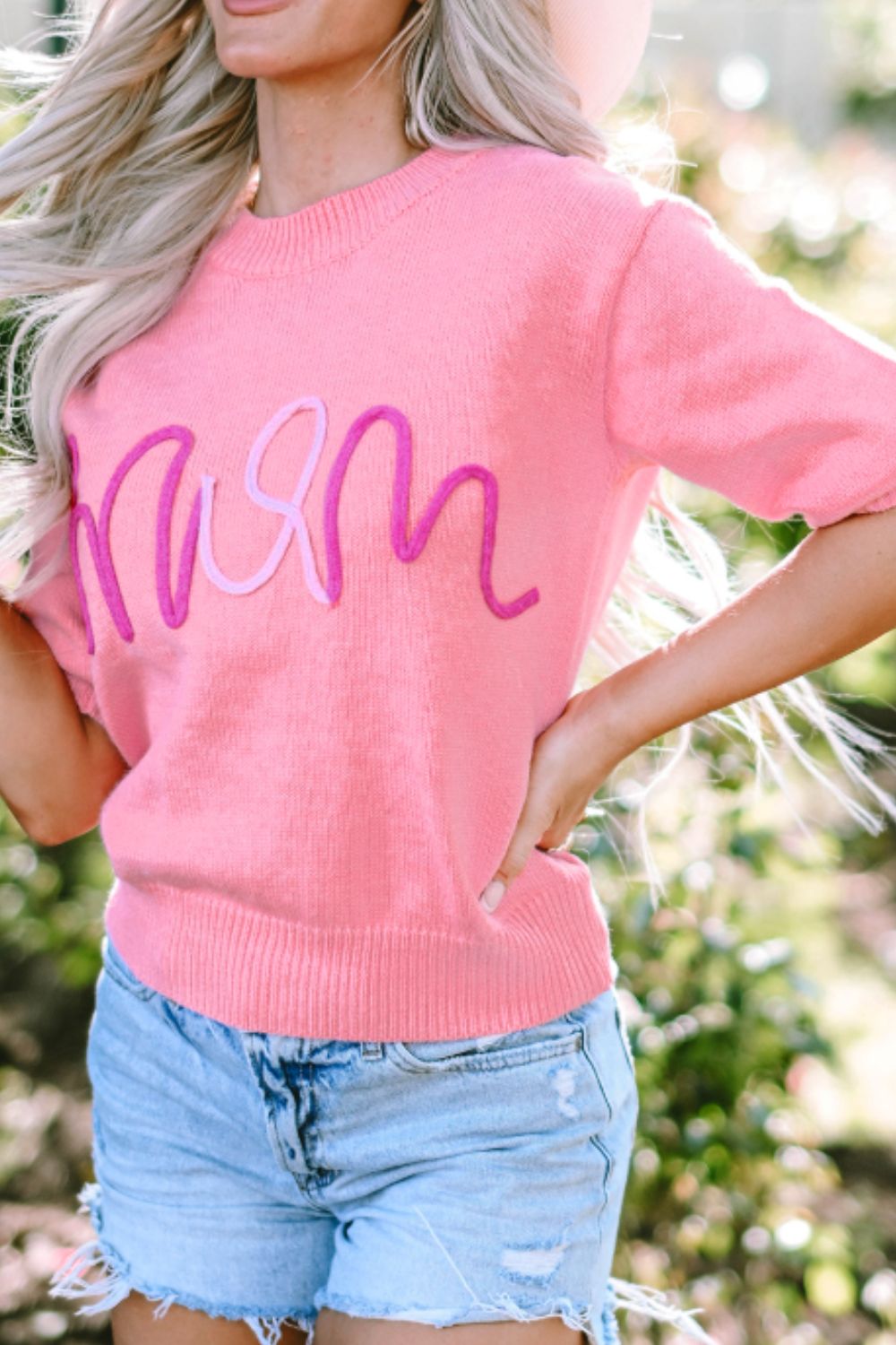 MOM Half Sleeve Sweater