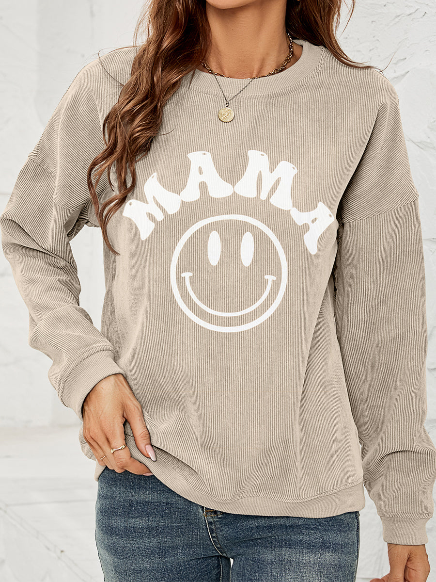 Long Sleeve MAMA Graphic Sweatshirt